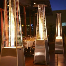 Load image into Gallery viewer, Commercial FlameTower Heater Stainless Steel
