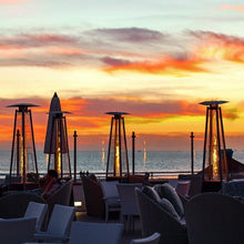 Load image into Gallery viewer, Commercial FlameTower Heater Powder Coated - Black