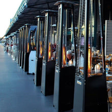 Load image into Gallery viewer, Commercial FlameTower Heater Powder Coated - Black