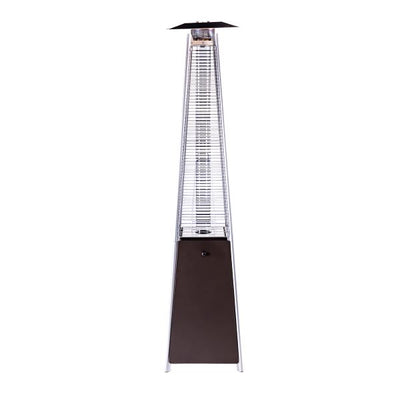 Commercial FlameTower Heater Powder Coated - Espresso